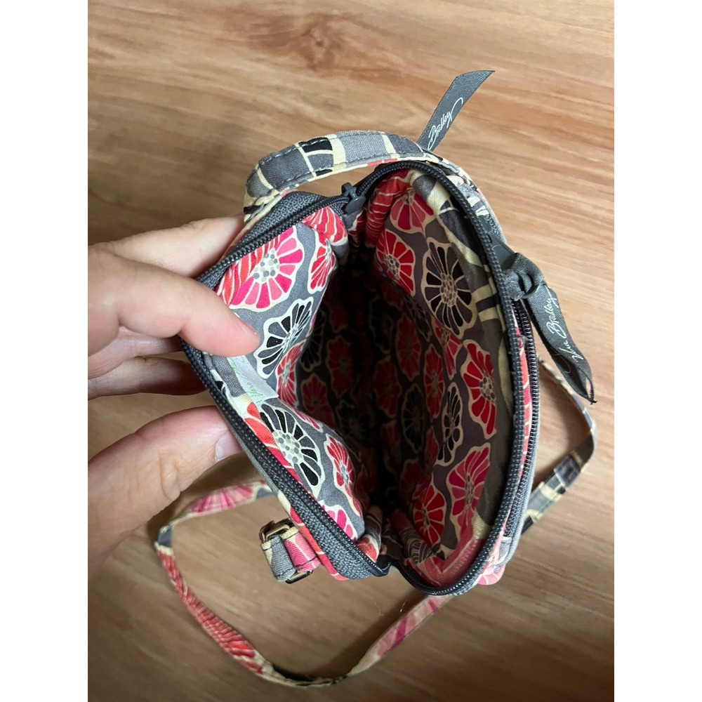 Vera Bradley‎ Cherry Blossom Women's Cross Body Bag Adjustable Straps Quilted - Picture 6 of 8